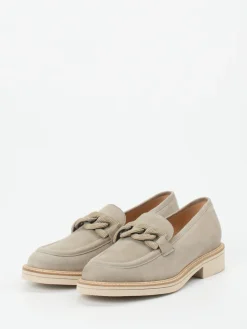– Loafer aus Veloursleder in Stein*Mannori Sale