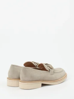 – Loafer aus Veloursleder in Stein*Mannori Sale