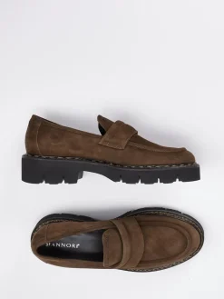 Damen Mannori – Loafer aus Veloursleder in