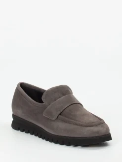 Damen Mannori – Loafer aus Veloursleder in Taupe