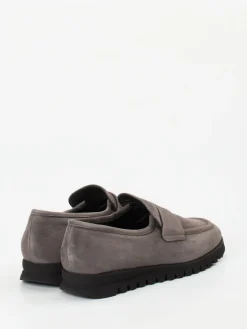 Damen Mannori – Loafer aus Veloursleder in Taupe