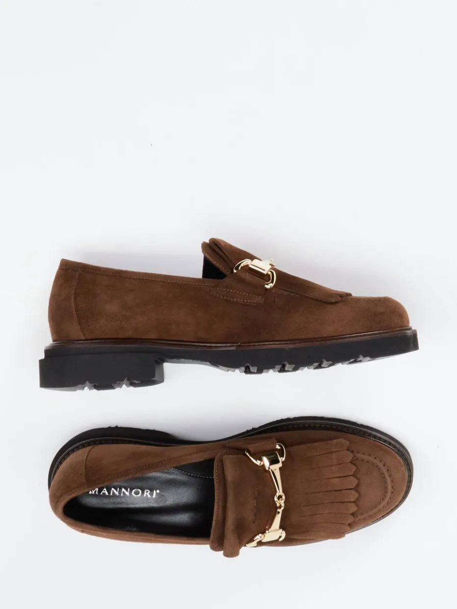 – Loafer aus Veloursleder in*Mannori