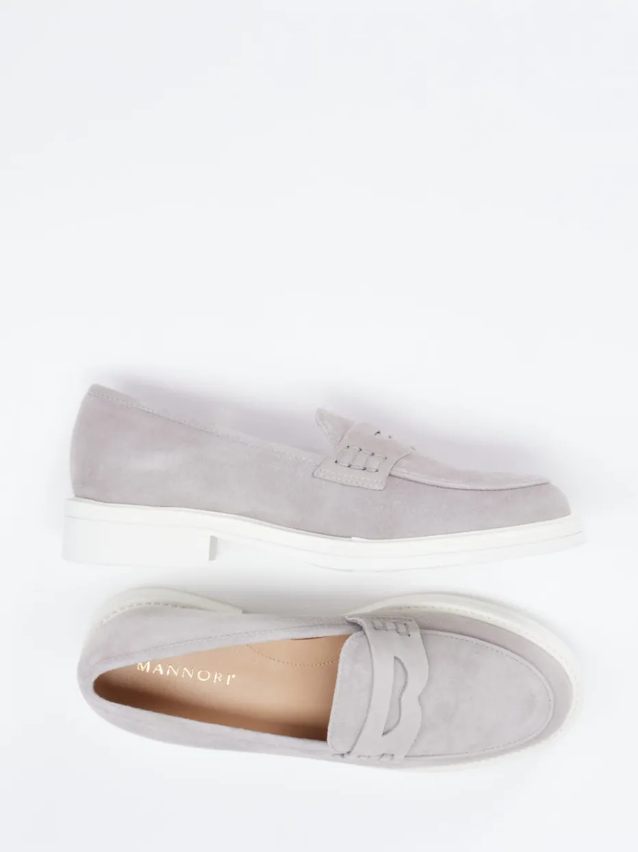 – Loafer aus Veloursleder in Hell*Mannori Clearance