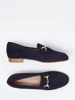 Damen Mannori – Loafer aus Veloursleder Dunkel