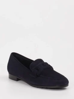 Damen Mannori – Loafer aus Veloursleder in Dunkel