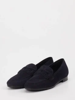 Damen Mannori – Loafer aus Veloursleder in Dunkel