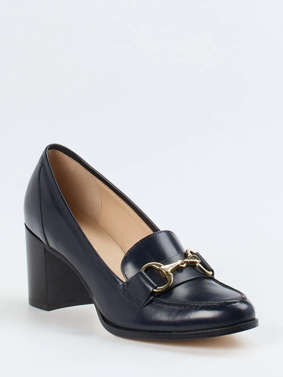 – Loafer-Pumps aus Kalbleder Dunkel*Mannori