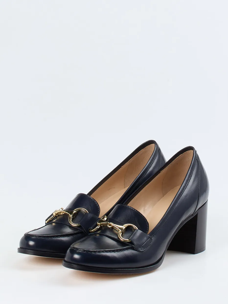 – Loafer-Pumps aus Kalbleder Dunkel*Mannori