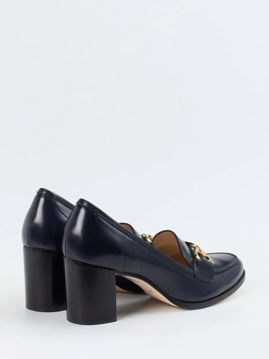 – Loafer-Pumps aus Kalbleder Dunkel*Mannori