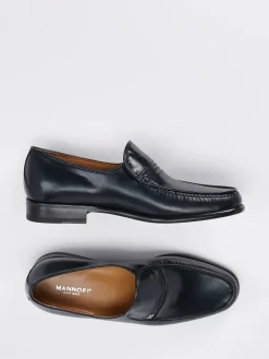 Herren Mannori – Penny Loafer aus Ziegenleder in