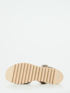 Damen Mannori – Plateau-Sandale aus Veloursleder Rosé