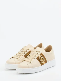 Damen Mannori – Sneaker aus Kalbleder in Creme