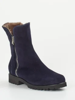 – Stiefeletten aus Veloursleder dunkel*Mannori Best