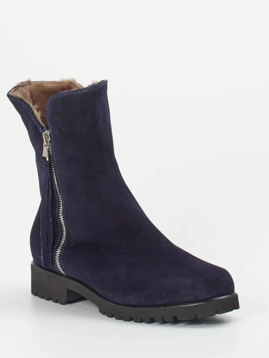 – Stiefeletten aus Veloursleder dunkel*Mannori Best