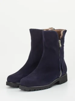 – Stiefeletten aus Veloursleder dunkel*Mannori Best