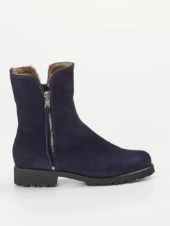 – Stiefeletten aus Veloursleder dunkel*Mannori Best