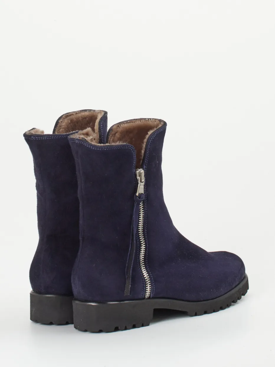 – Stiefeletten aus Veloursleder dunkel*Mannori Best