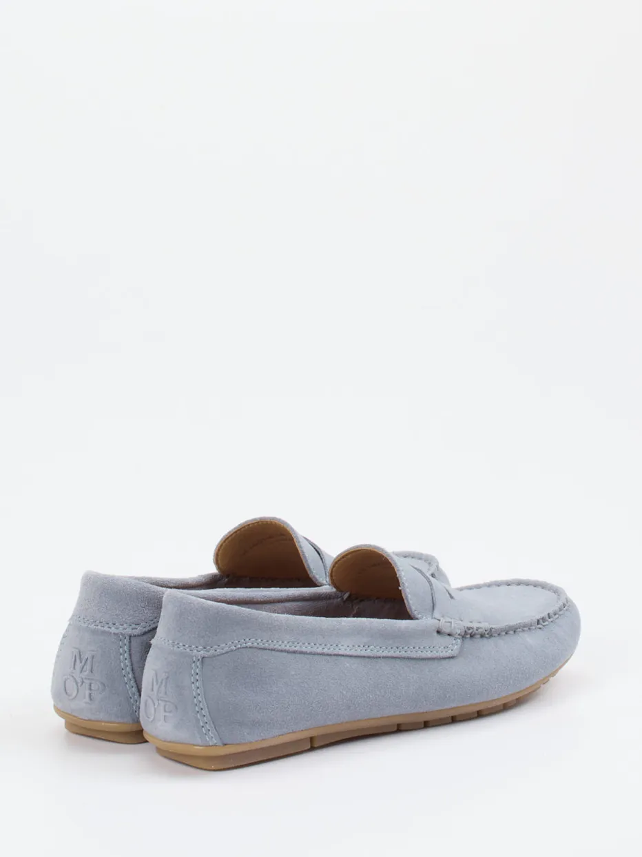 – Mokassin aus Veloursleder in Hellgrau*Marc O'Polo New