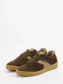 – Retro-Sneaker aus Veloursleder oliv*Marc O'Polo Outlet