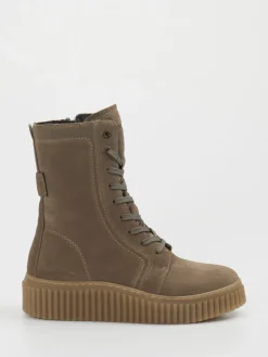 – Schnürboots aus Veloursleder Taupe*Marc O'Polo Best