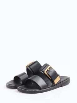 – Slides aus Kalbleder in*Marc O'Polo Clearance