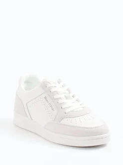 Damen Marc O'Polo – Sneaker aus Kalbleder in Offwhite