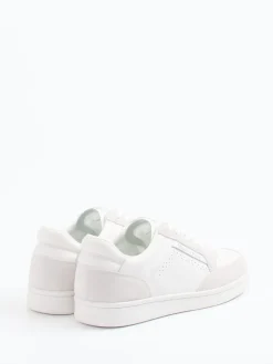 Damen Marc O'Polo – Sneaker aus Kalbleder in Offwhite