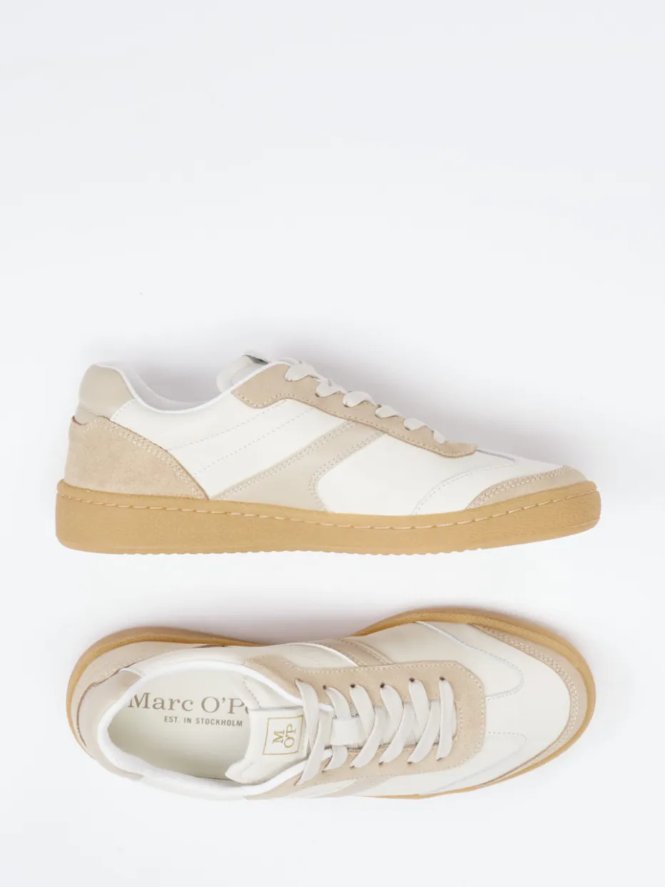 – Sneaker aus Kalbleder in Creme*Marc O'Polo
