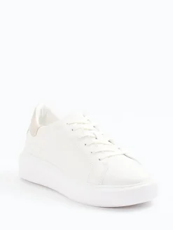 Damen Marc O'Polo – Sneaker aus Leder in Offwhite