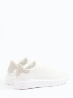 Damen Marc O'Polo – Sneaker aus Leder in Offwhite