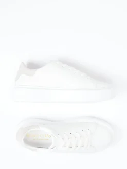 Damen Marc O'Polo – Sneaker aus Leder in Offwhite