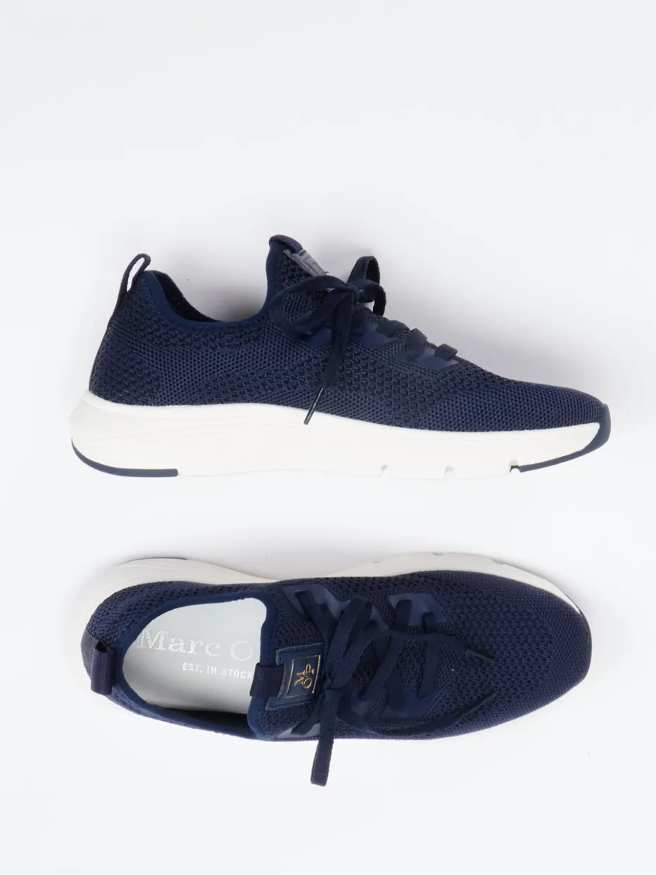 Damen Marc O'Polo – Sneaker aus Textil Dunkel