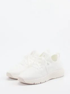 Damen Marc O'Polo – Strick-Sneaker aus Textil in Offwhite