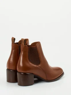 Damen Maripé – Chelsea Boots aus Kalbleder cognac