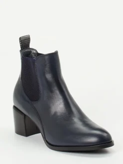 Damen Maripé – Chelsea Boots aus Kalbleder Dunkel