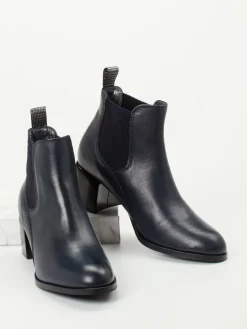 Damen Maripé – Chelsea Boots aus Kalbleder Dunkel