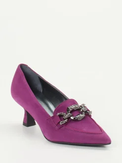 – Kitten-Heel-Pumps aus Veloursleder*Maripé Best