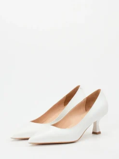 – Kitten-Heel-Pumps aus Lammleder Offwhite*Maripé Discount