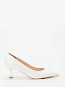 – Kitten-Heel-Pumps aus Lammleder Offwhite*Maripé Discount