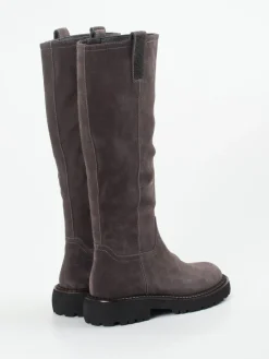 – Langschaftstiefel aus Veloursleder*Maripé Clearance