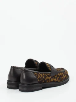 – Loafer aus Fell mit Leoprint*Maripé Discount