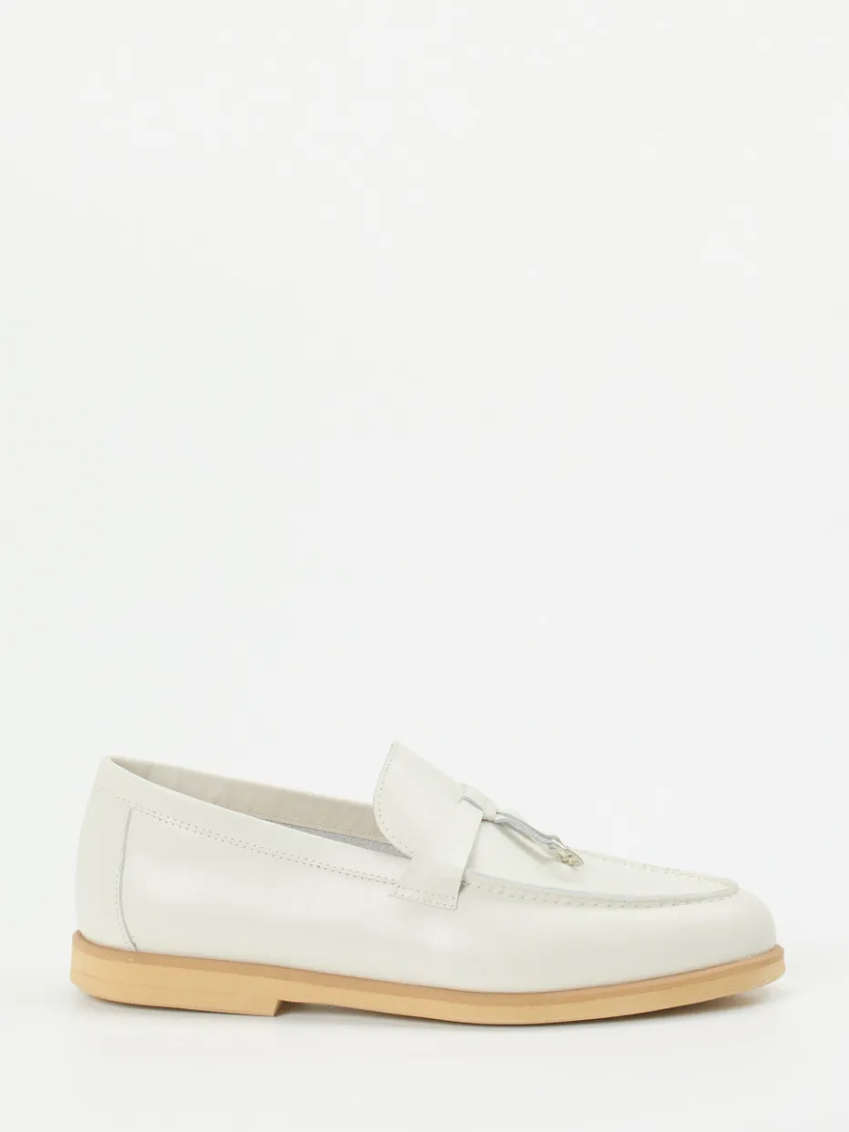 Damen Maripé – Loafer aus Kalbleder in Offwhite