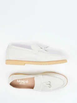 Damen Maripé – Loafer aus Kalbleder in Offwhite