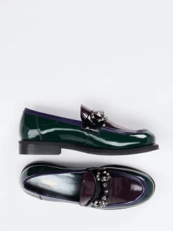 – Loafer aus Lackleder in Color-Blocking*Maripé New