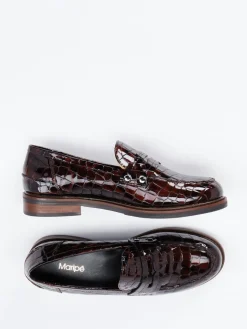 – Loafer aus Lackleder mit Krokoprägung*Maripé Best