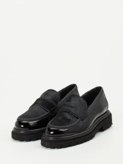 – Loafer aus Lackleder mit Ponyfell-Optik*Maripé Hot