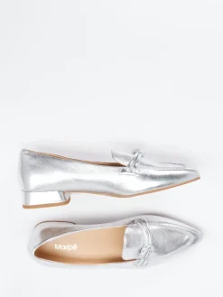 – Loafer aus Metallicleder farben*Maripé Discount