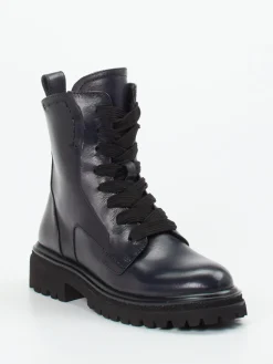 – Schnürboots aus Kalbleder in Dunkel*Maripé Outlet