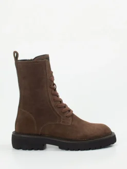 Damen Maripé – Schnürboots aus Veloursleder