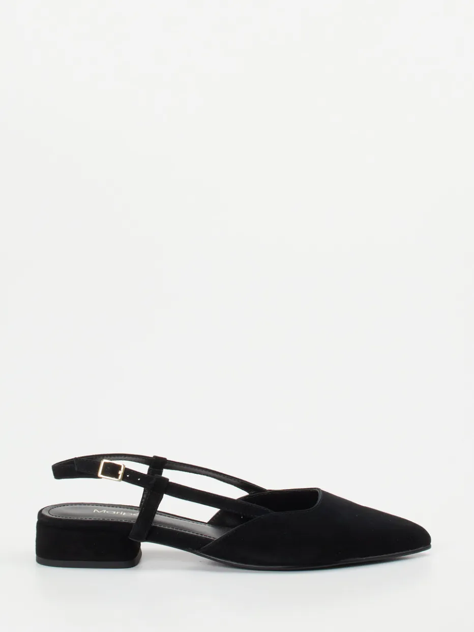 Damen Maripé – Slingback-Ballerinas aus Veloursleder